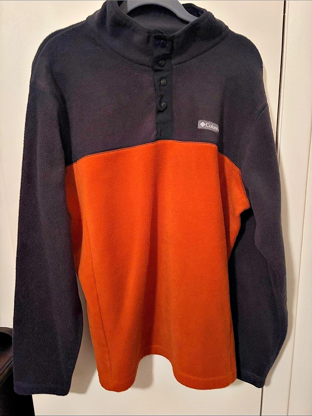 Columbia Men's Steens Mountain Half Snap Fleece Pullover Color Block Large